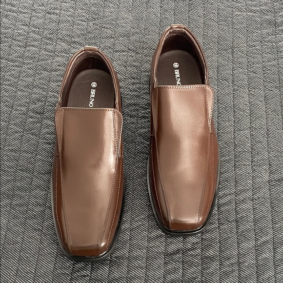 Bruno Marc Men's Elegant  Dark Brown Slip-On Loafers - Picture 2 of 9